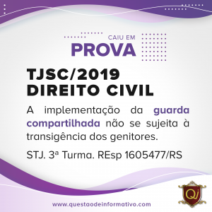 JA CAIU EM PROVA - TJsc -direito CIVIL